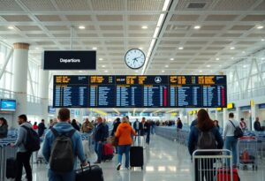 Wie lange vor Abflug am Flughafen sein?
