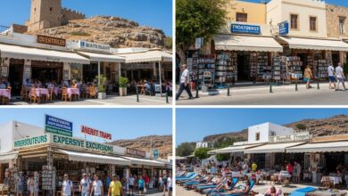 Was sind die häufigsten 10 Touristenfallen auf Rhodos?