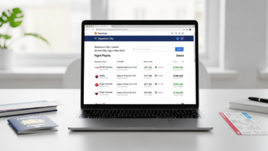 Flüge online buchen