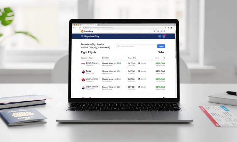Flüge online buchen