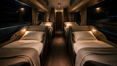 twiliner luxus nachtbus [Bildinhalt mit KI erstellt]
